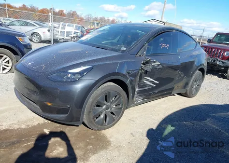 2024 Tesla Model Y Long Range Dual Motor All-Wheel Drive из США, поврежденный, VIN 7SAYGDEE7RF198376